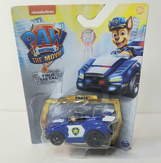 Paw Patrol The Movie Chase Blue Police Car True Metal Vehicle NEW