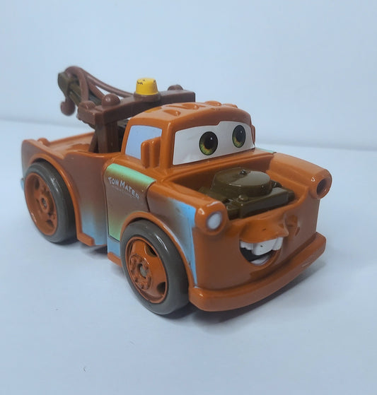 Fisher Price Shake N Go Disney Cars Mater Brown Talking Tow Truck 2005 Mattel