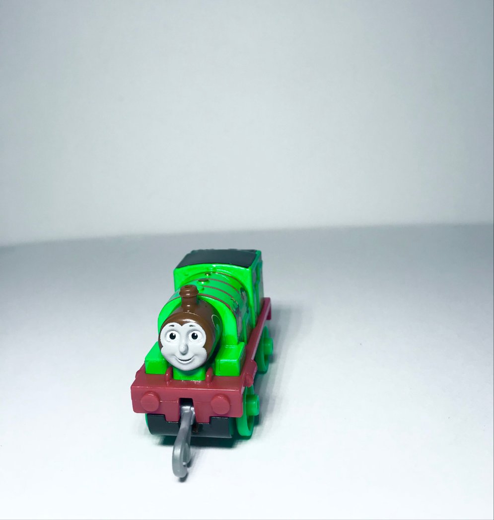 2018 Gullane Mattel Thomas & Friends PERCY MONKEY Train Engine 3"