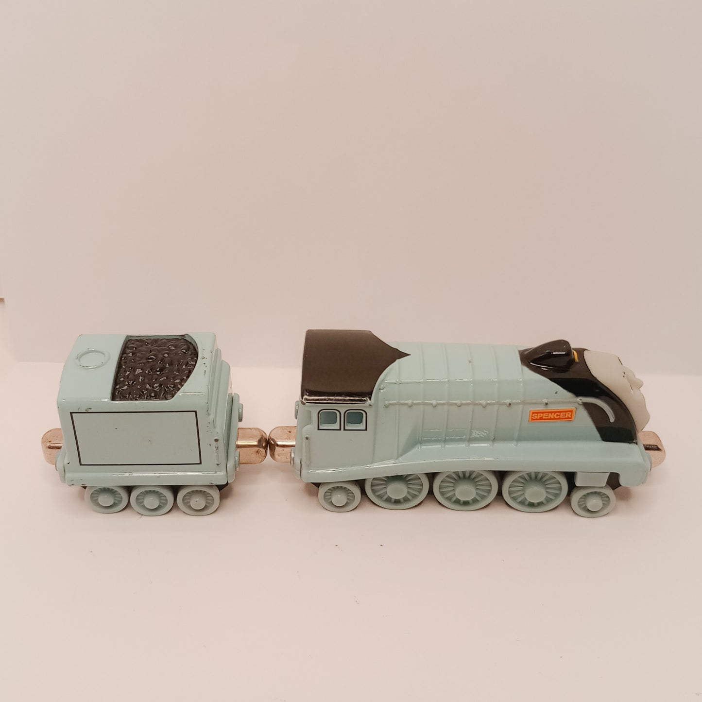 SPENCER & TENDER METAL DIE-CAST TRAIN - 2004 THOMAS & FRIENDS -TAKE N Play