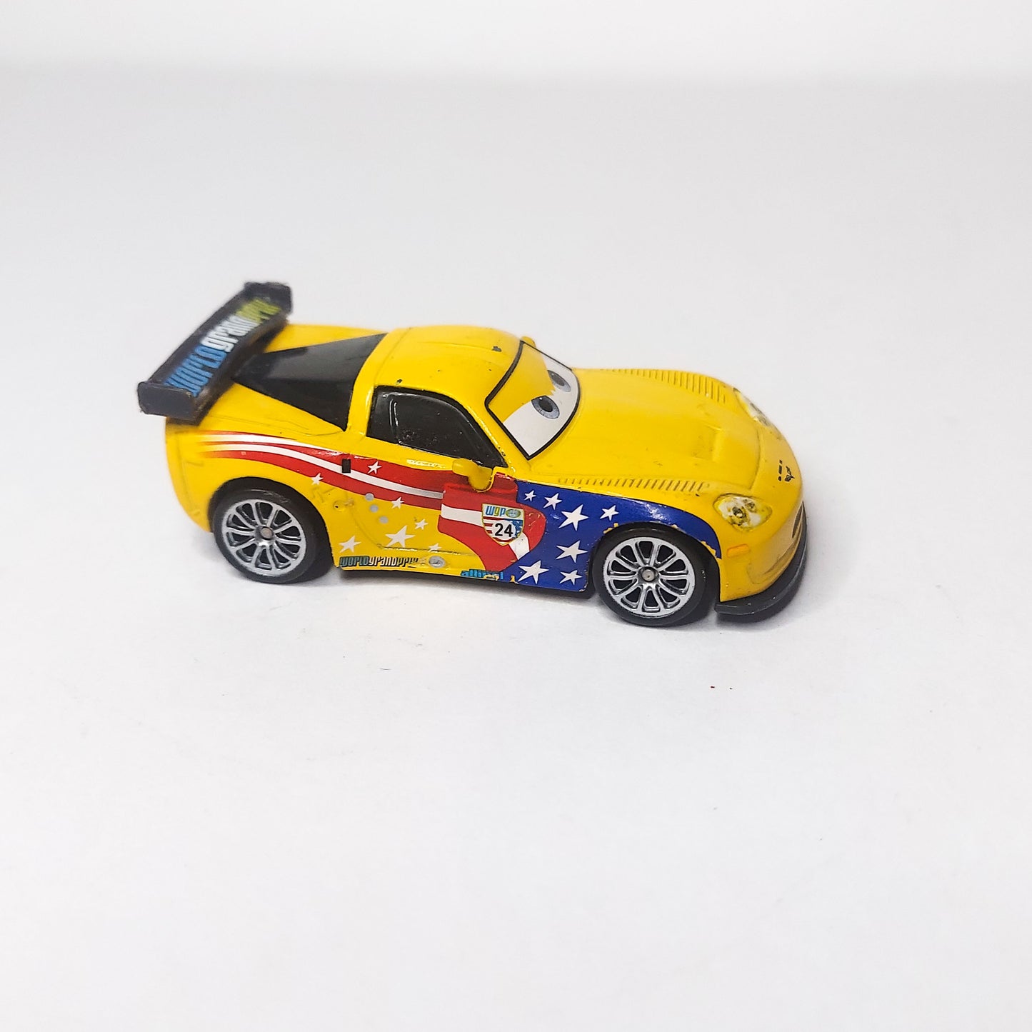 Disney Pixar Cars 2 Jeff Gorvette Car 2010 Mattel V2814