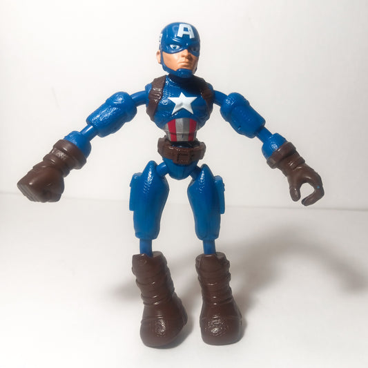 Marvel Avengers CAPTAIN AMERICA Bend and Flex HASBRO 6" Bendy Figure 2019