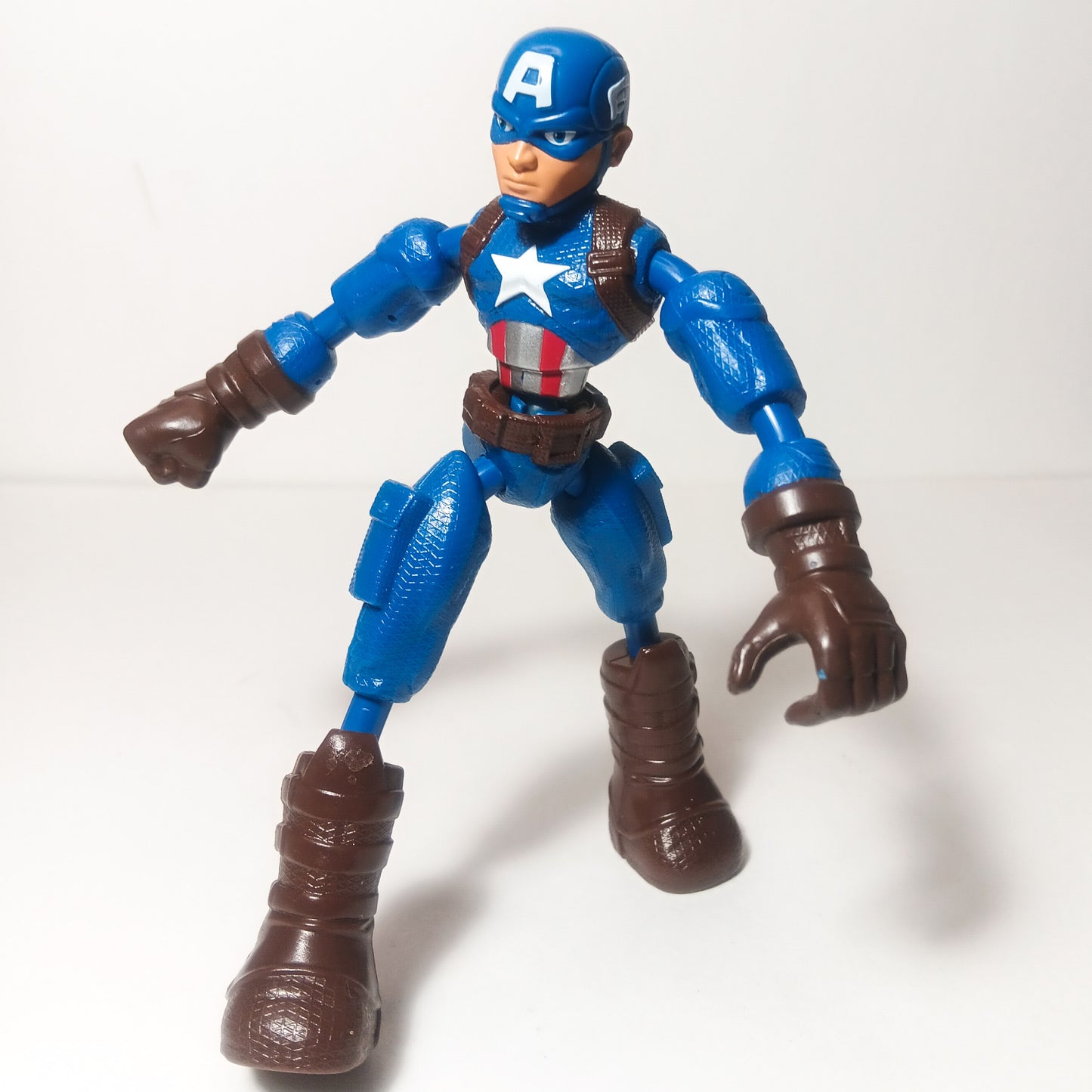 Marvel Avengers CAPTAIN AMERICA Bend and Flex HASBRO 6" Bendy Figure 2019