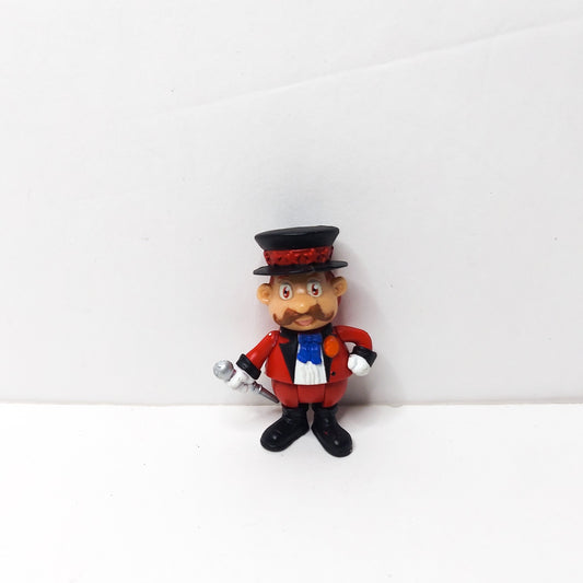Articulated Announcer Toy Top Hat Mustache Bow Tie Suit Black Shoes