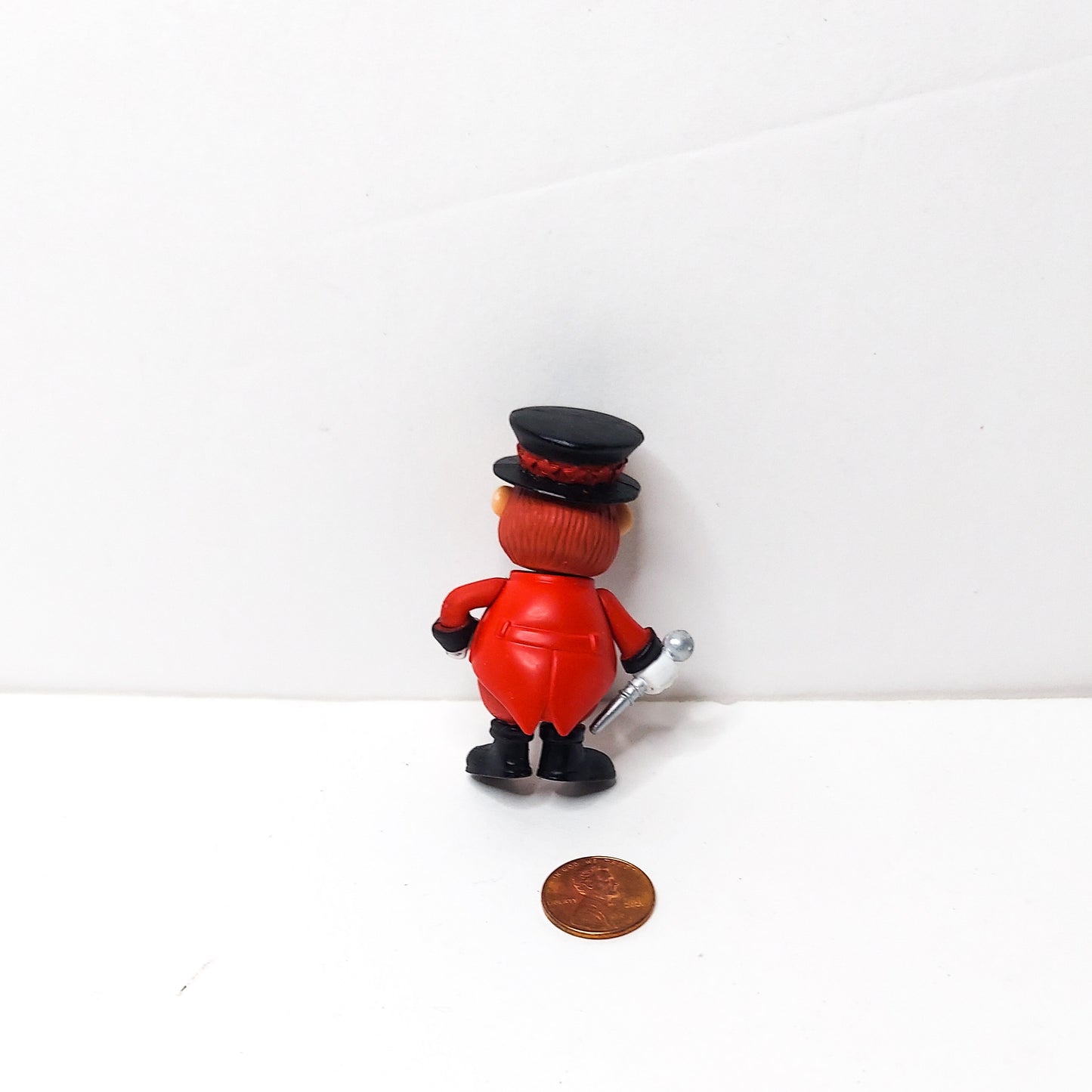 Articulated Announcer Toy Top Hat Mustache Bow Tie Suit Black Shoes