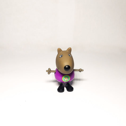 Peppa Pig Danny The Dog Purple SOCCER Shirt Dark Gray 3 Figure