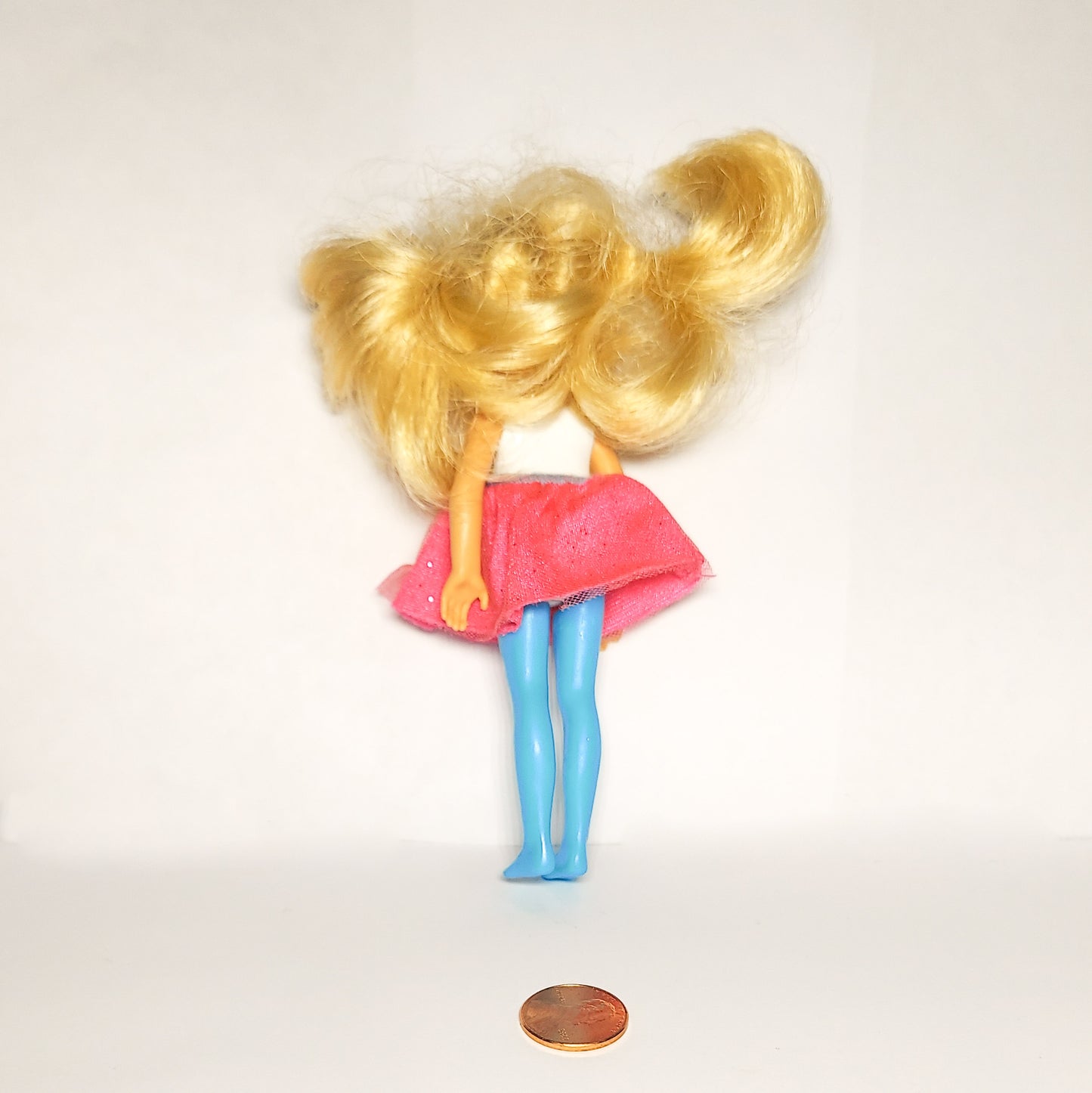 Barbie Club Chelsea Doll Blonde Hair Doll in Skirt