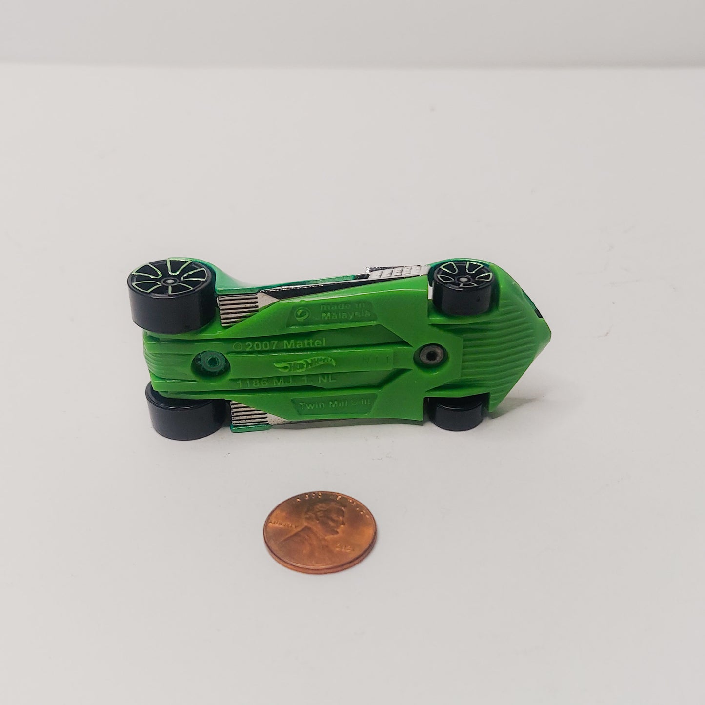 Hot Wheels Workshop Twin Mill III Lime Green Car Figure