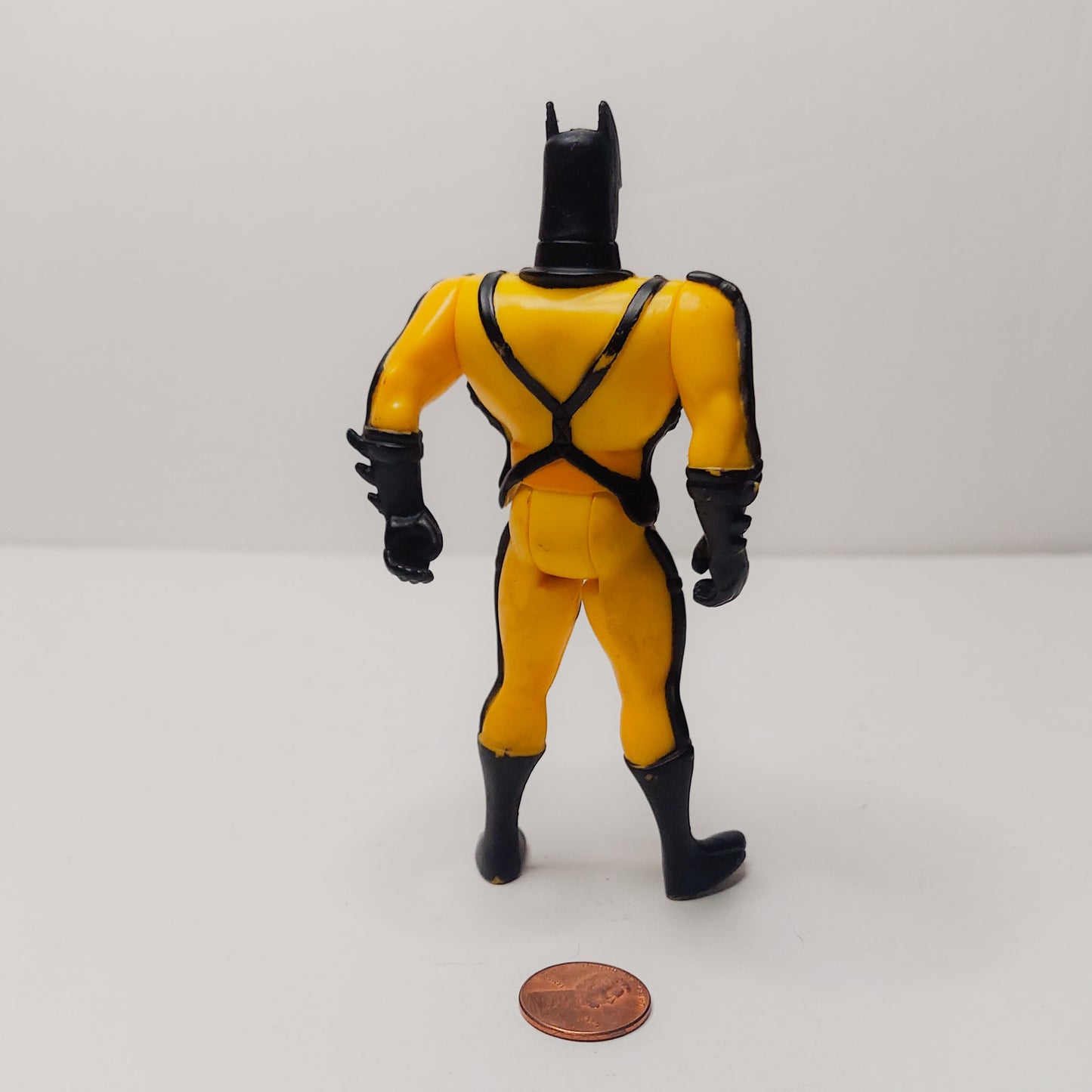 Vintage Batman Action Figure, 1993 Yellow Turbo Jet