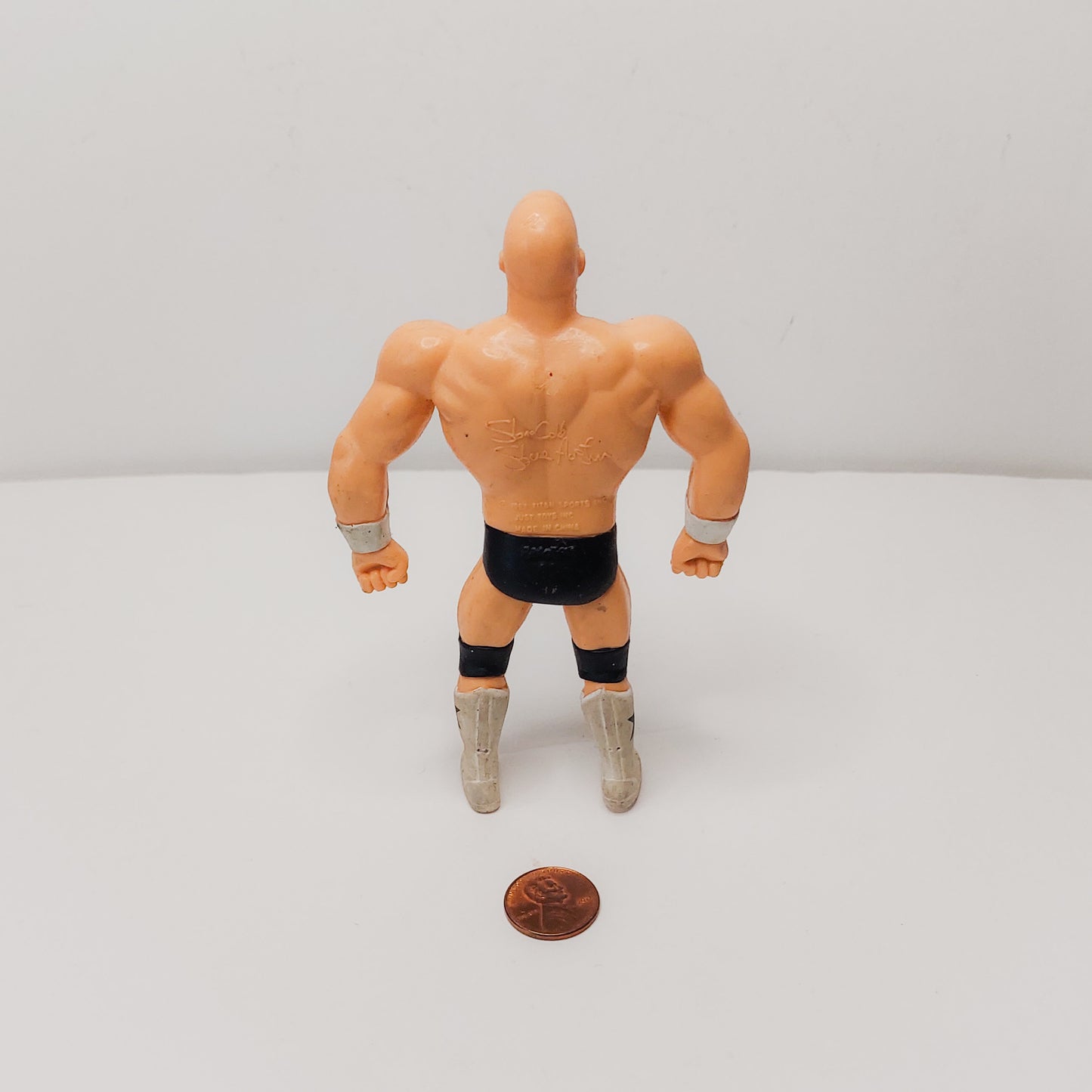 Stone Cold Steve Austin Justoys Bend Ems 5in. Wrestling Action Figure 1997 WWE WWF