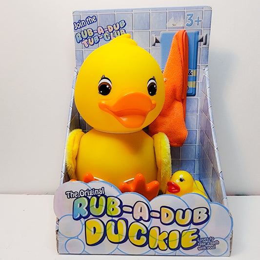 Rub a Dub Duckie Bath Toy - Girl or Boy Item Recommended for 3 Years and up