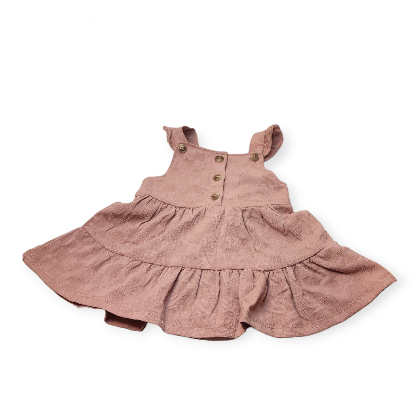 3pcs Baby Girl Sweet Floral Long Sleeve Skirt Set,by Nicole Miller .Size 12m Color: Mauve