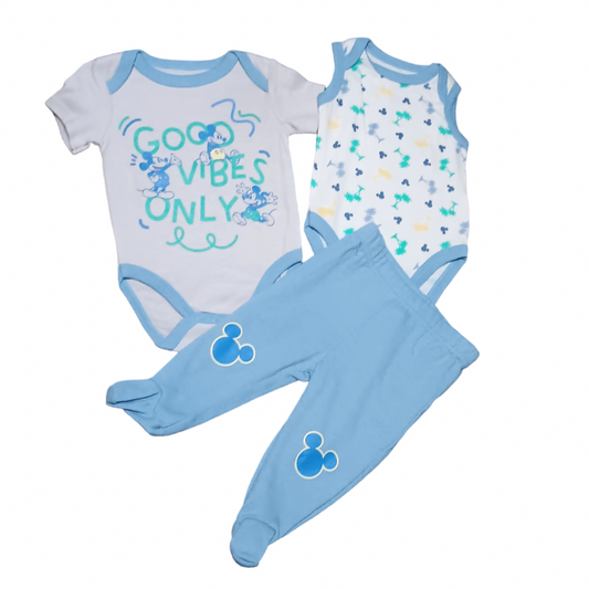 Disney Baby Boys 3pc outfit 3/6