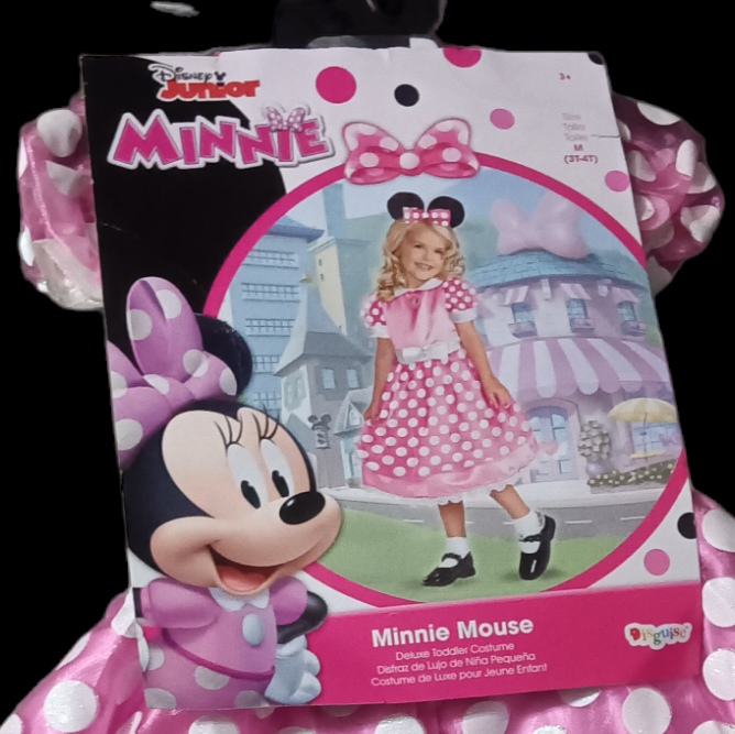 Disney Minnie Mouse Toddler Girls' Costume, Pink

￼