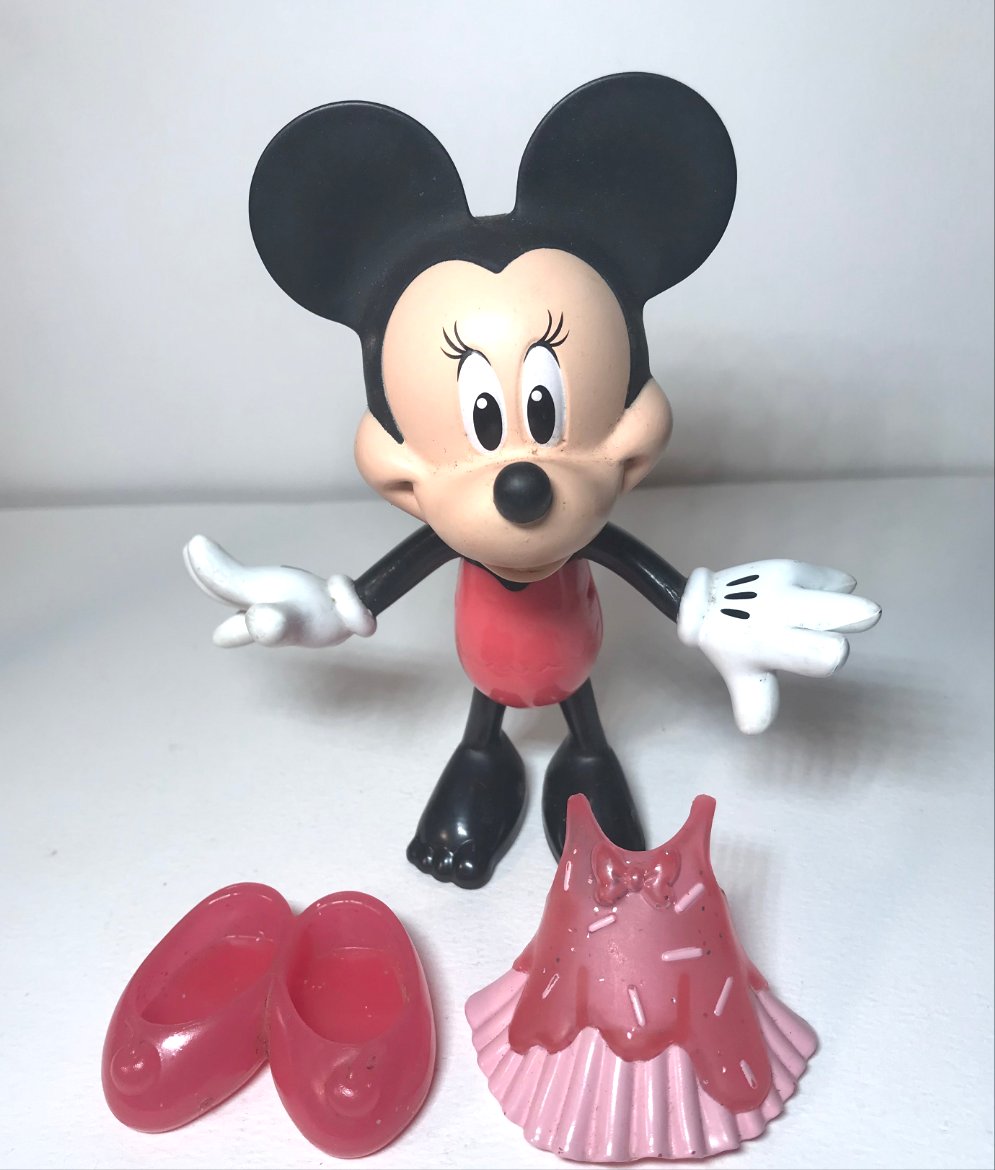 Minnie Mouse Toy Mattel 2011 Push Dress