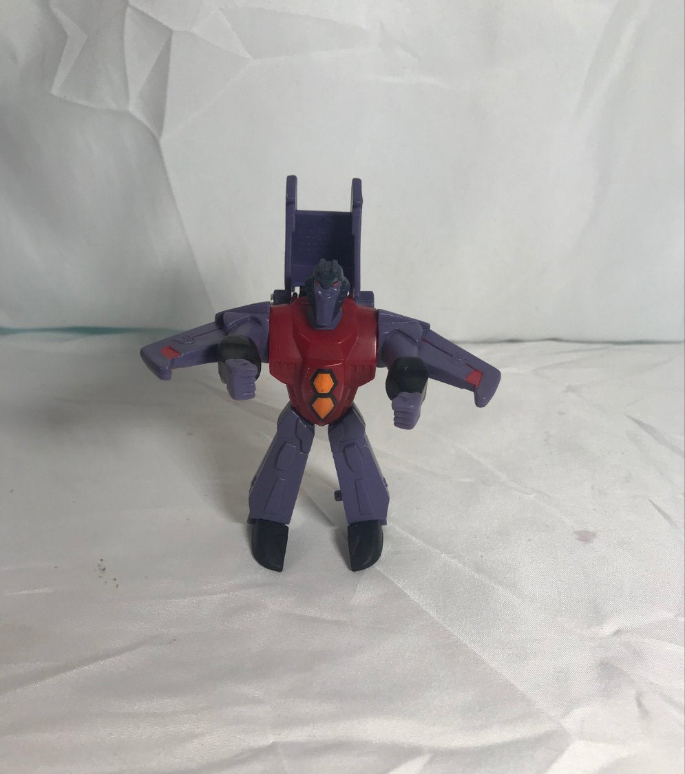 2008 Transformers Animated Starscream Mcdonalds Happy Meal Action Figure Toy