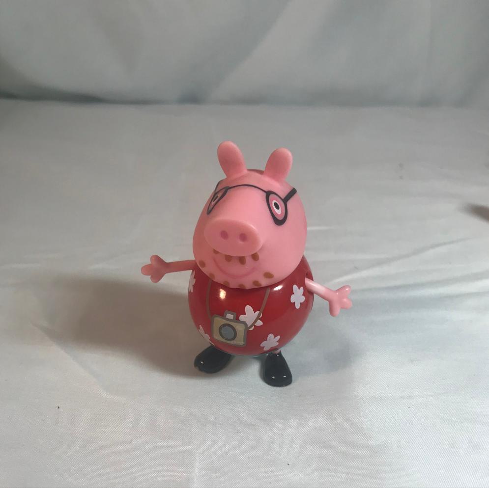 2003 Dad Poppa Daddy 3" Jazwares Action Figure Peppa Pig Nick Jr PBS Sprout