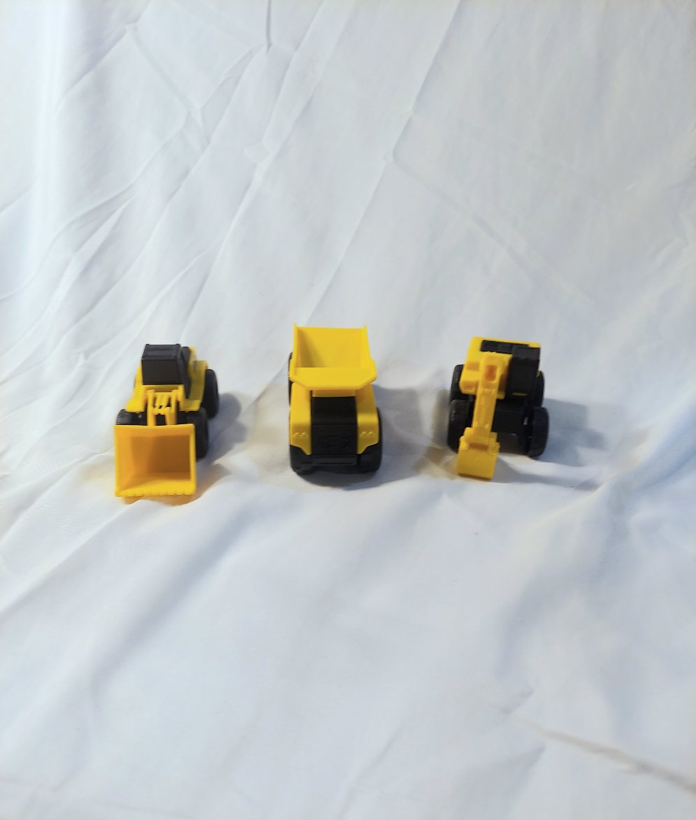 Funrise mini CAT yellow construction vehicle lot