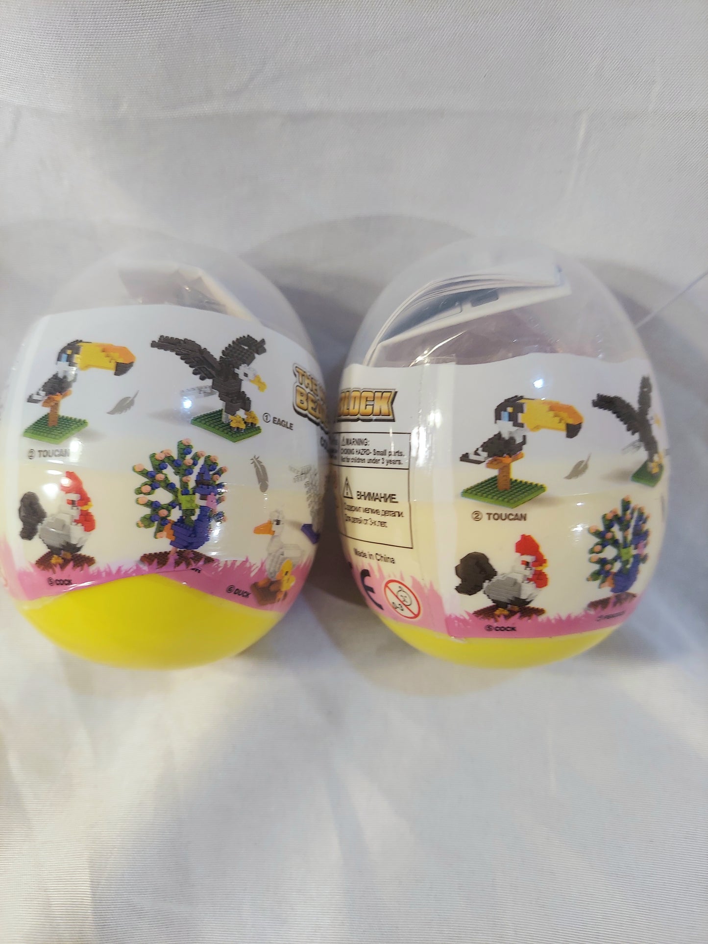 Mini Block Animal Eggs (lot of 2)