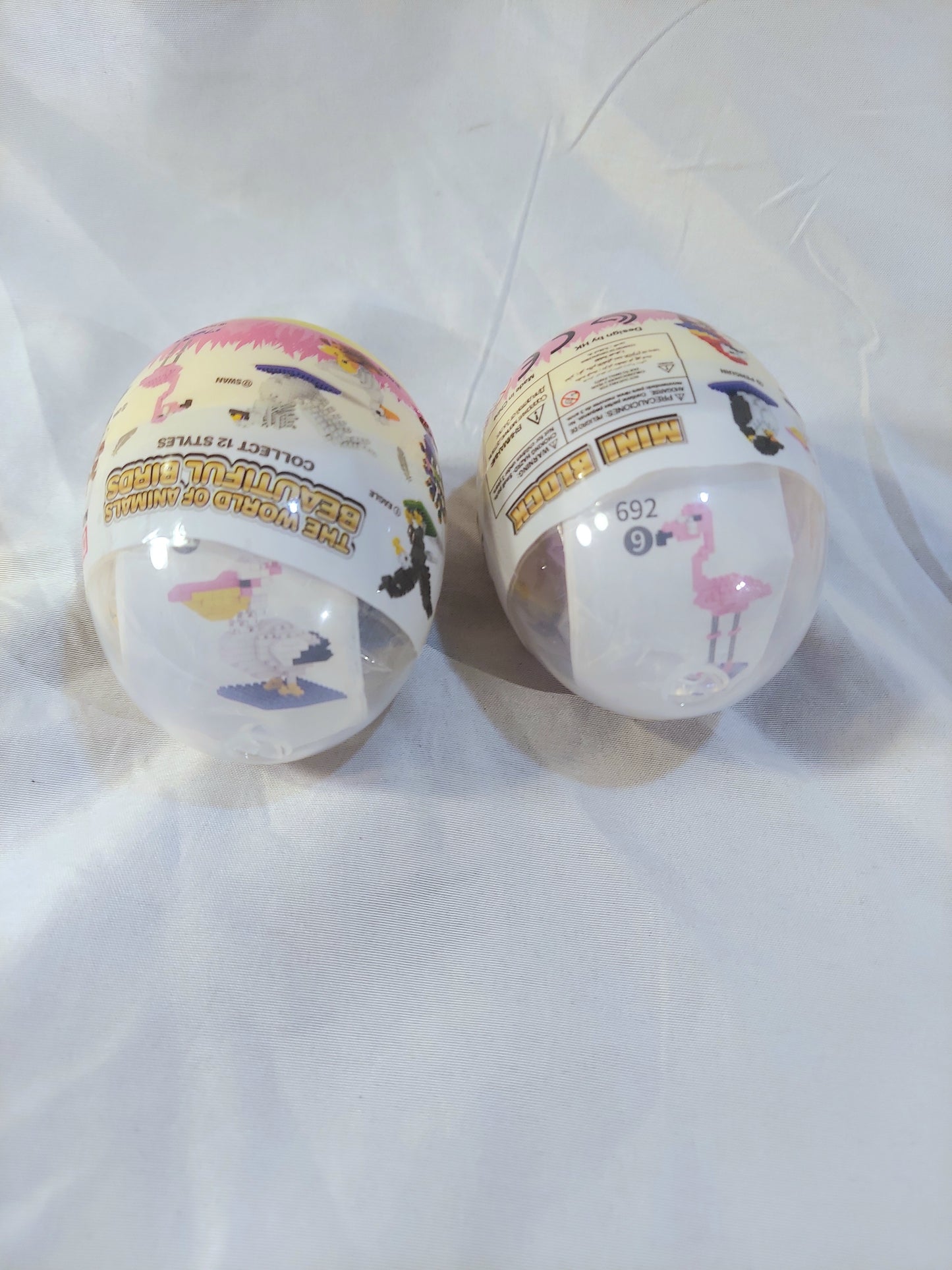 Mini Block Animal Eggs (lot of 2)