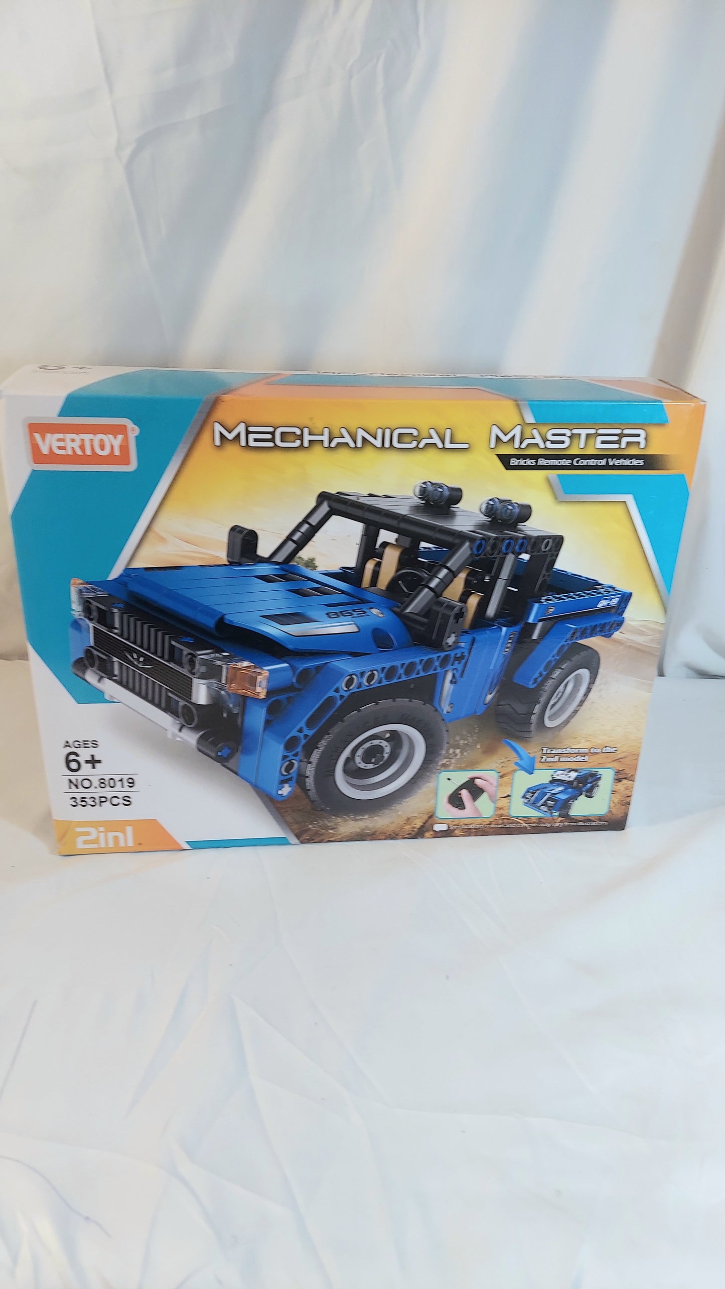 Jeep Mechanical Master Brick Building 353 Pieces Remote Controlled 2 in 1 Sealed