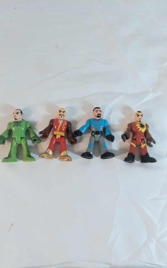 FISHER PRICE IMAGINEXT action figures lot of 4