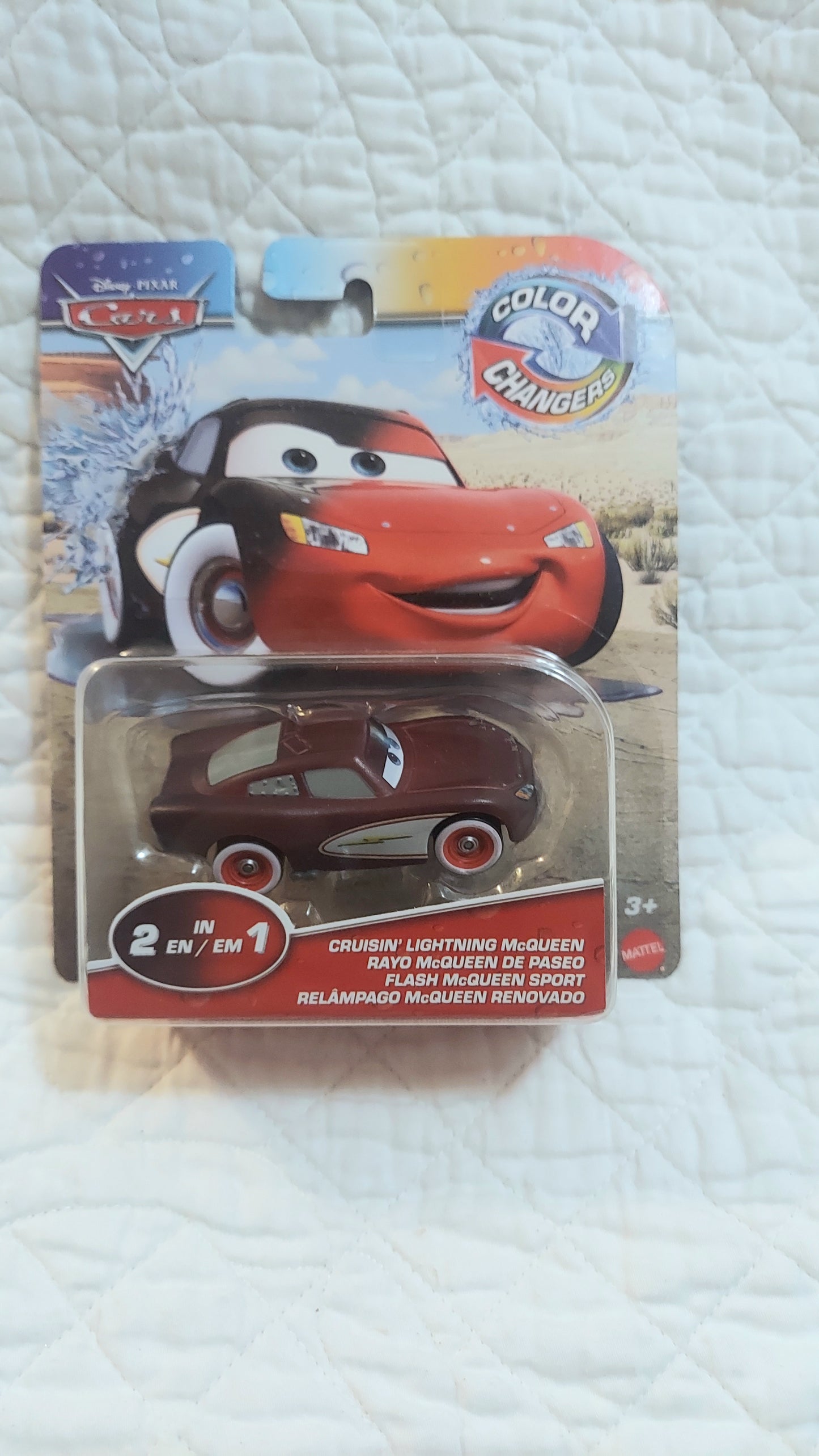 Disney Pixar Cars 2021 Color Changers CRUISIN LIGHTNING MCQUEEN