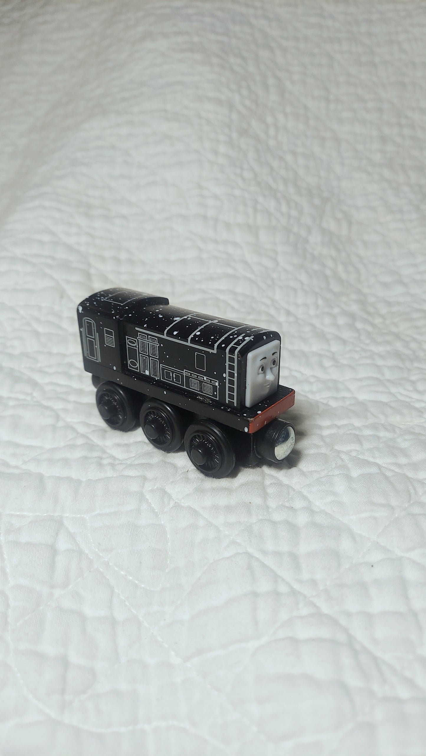 THOMAS & FRIENDS WOODEN RAILWAY "Snow Storm Diesel" Wood TRAIN