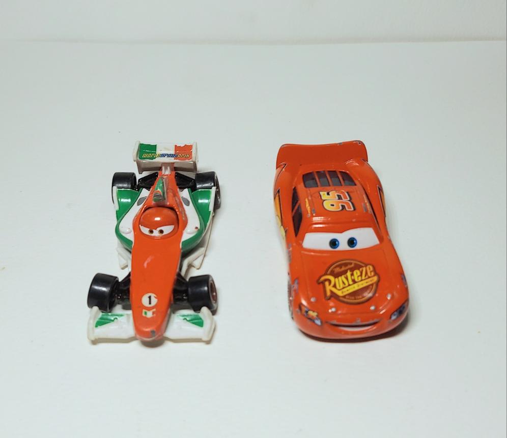 Disney Pixar Cars Lot Lightning McQueen, Francesco Bernoulli