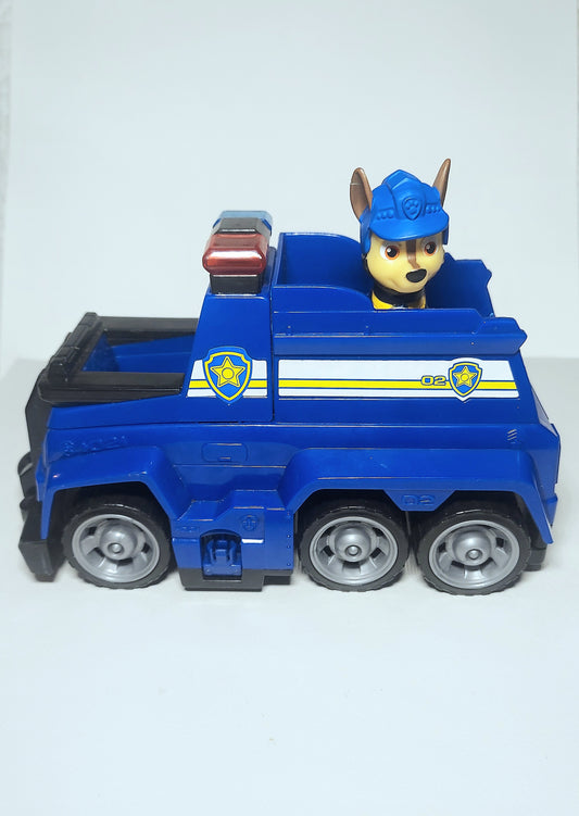 Paw Patrol Chase Police Cruiser Vehicle & Figure. Spin Master Ultimate Rescue!