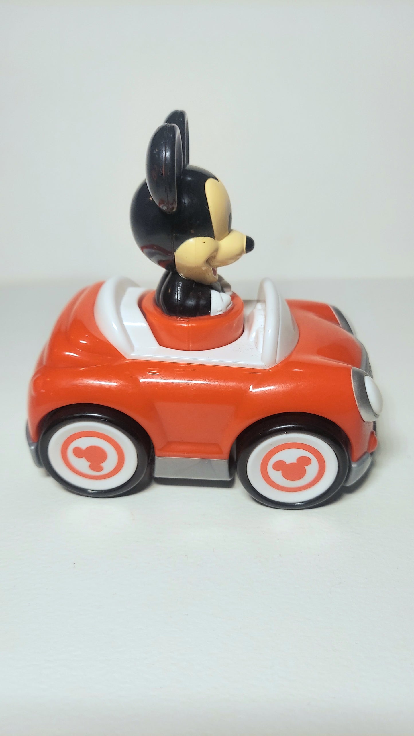 Disney Mickey Mouse Hap P Kid Push n Go Red Race Car