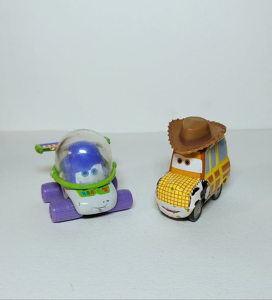Disney Pixar Cars Movie Moments Toy Story Buzz & Woody Supercharged Car Set
