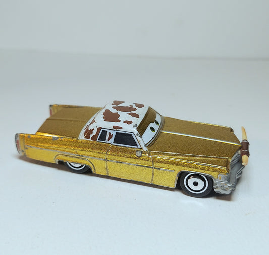 Disney Pixar Cars Tex Dinoco - 1975 Cadillac Coupe De Ville