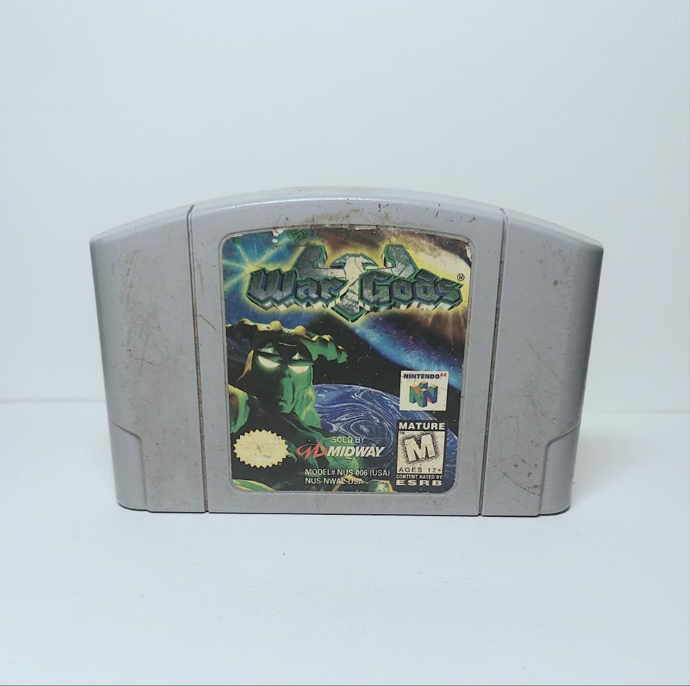 Nintendo N64 War Gods Authentic Midway Games 1997 Tested & Working Cartridge