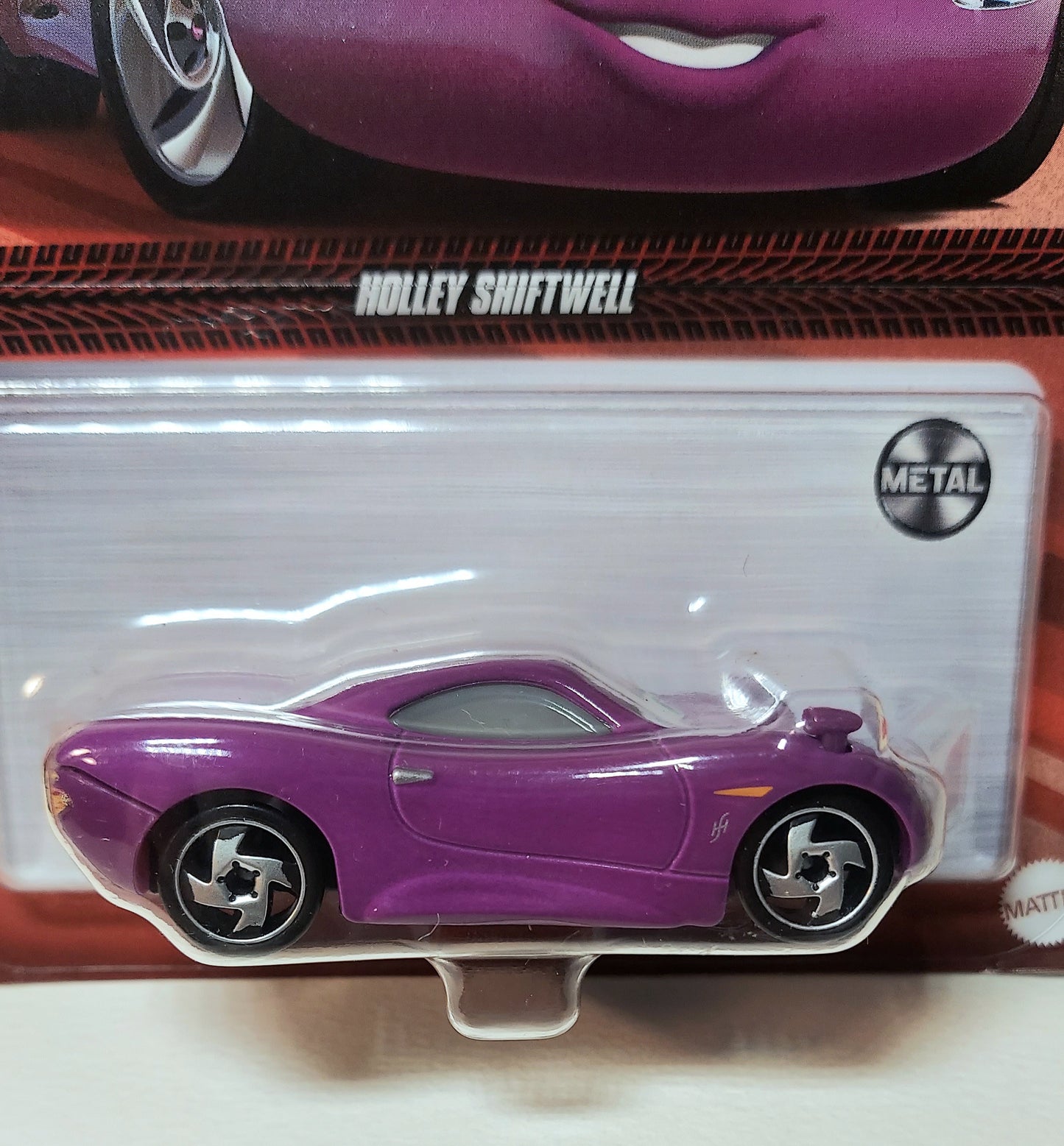 DISNEY PIXAR CARS 2023 METAL SERIES- HOLLEY SHIFTWELL PURPLE GKB32