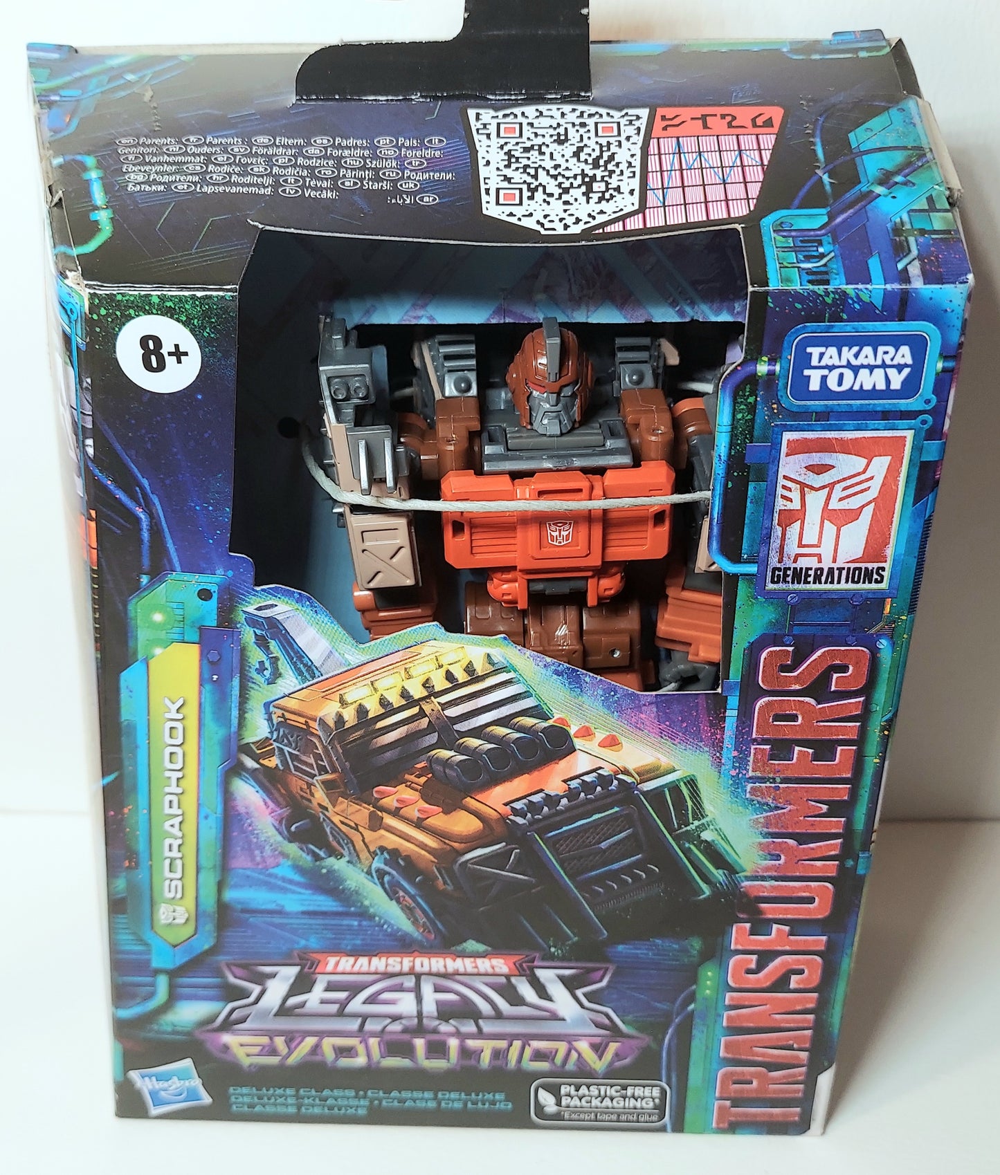 HASBRO TRANSFORMERS LEGACY EVOLUTION DELUXE SCRAPHOOK ACTION FIGURE V-29676B