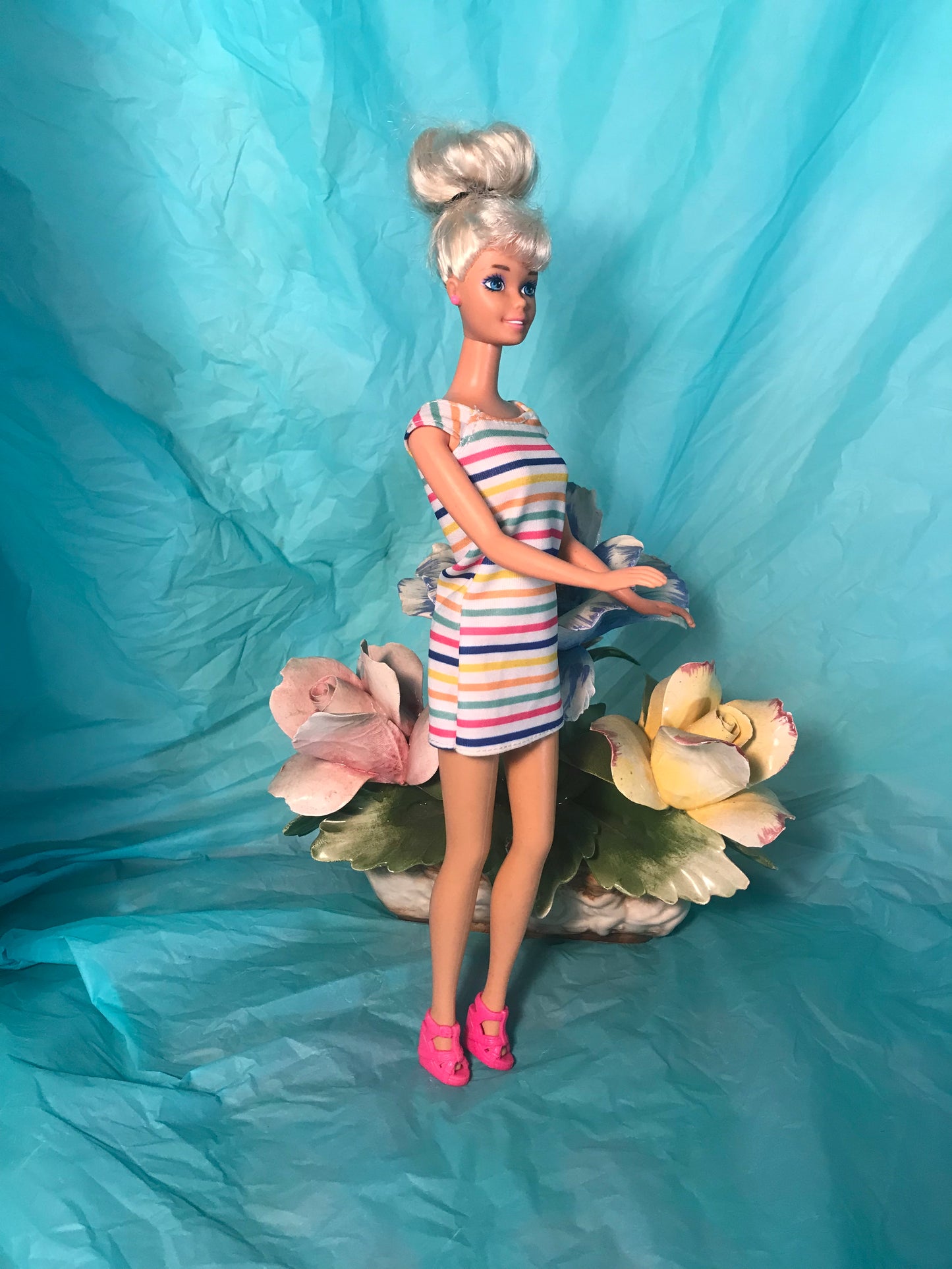 Vintage Barbie 1966 Twist and Turn Mattel China Doll Blonde