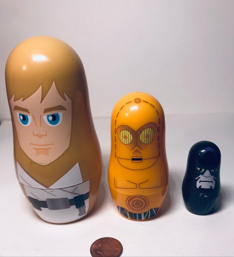 PPW Star Wars Nesting Dolls Jedi and  Toys