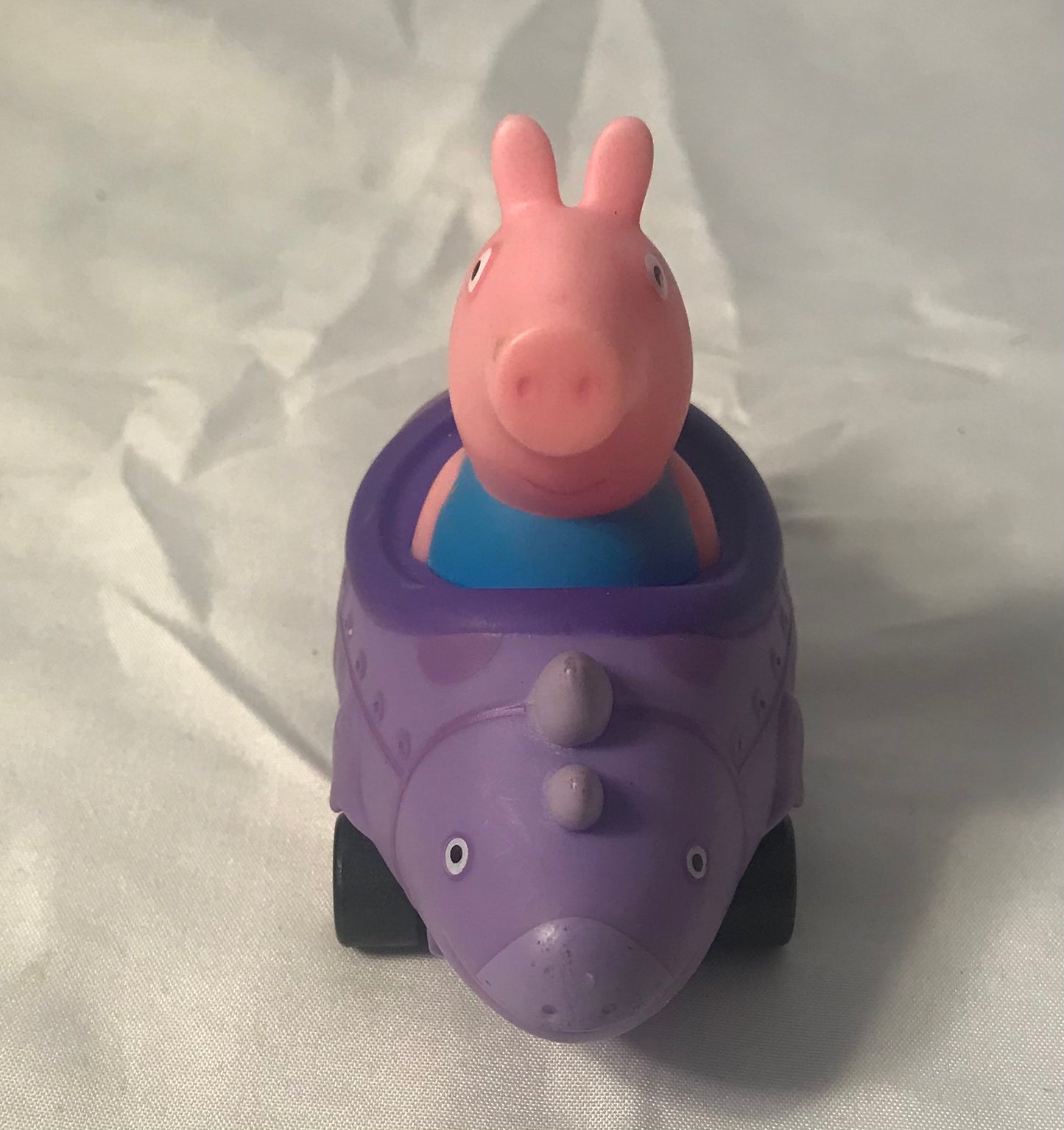 Peppa Pig Mini 4” Purple Dinosaur Buggy Car With Built In George Action Toy