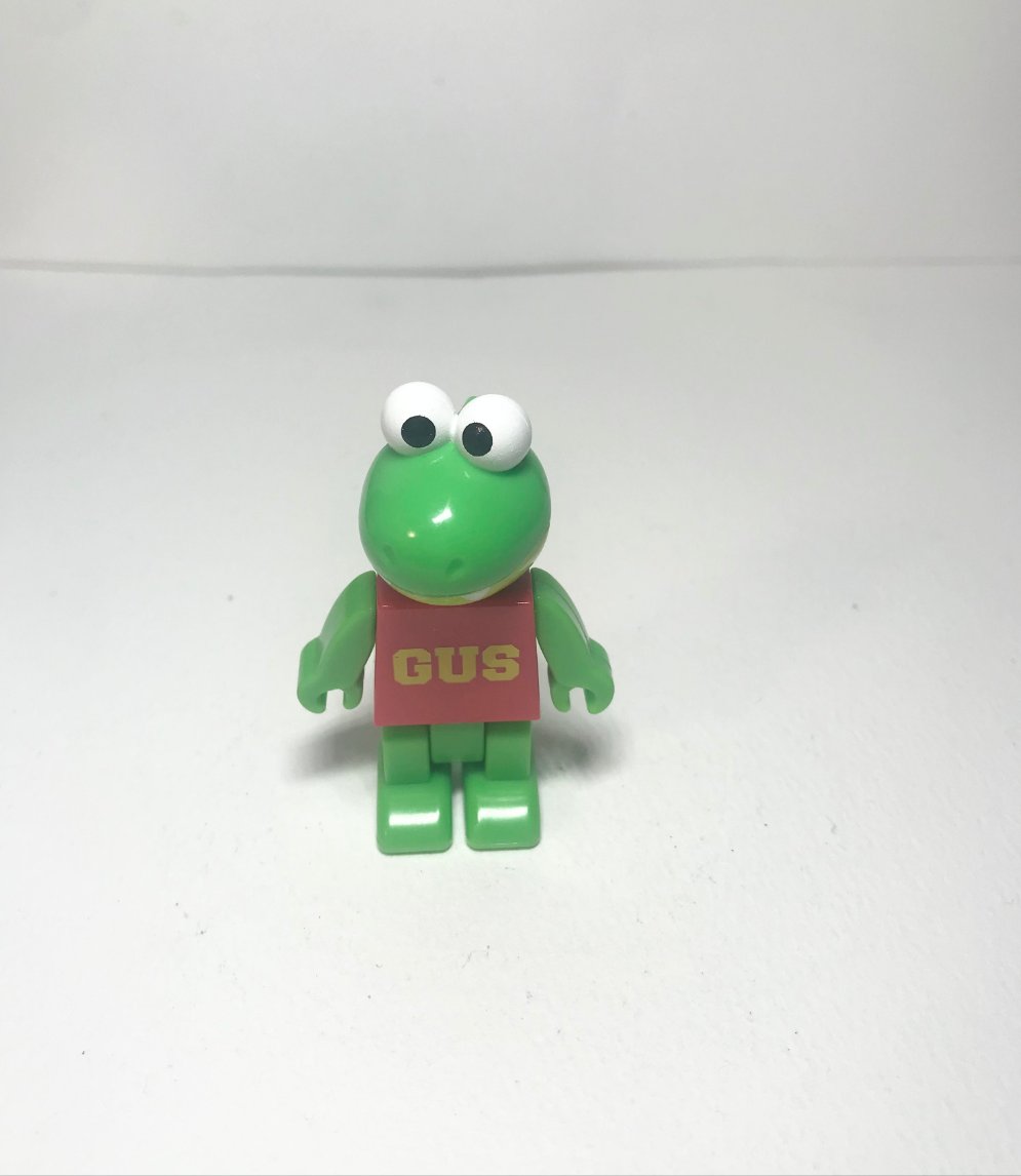 Bonkers Toys Ryan's Green Frog GUS  2.5" Action Figure Adjustable Toy