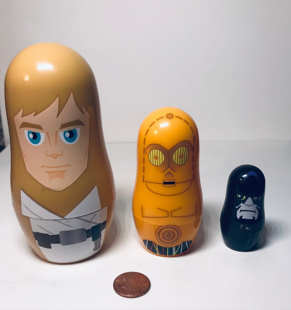 PPW Star Wars Nesting Dolls Jedi and  Toys