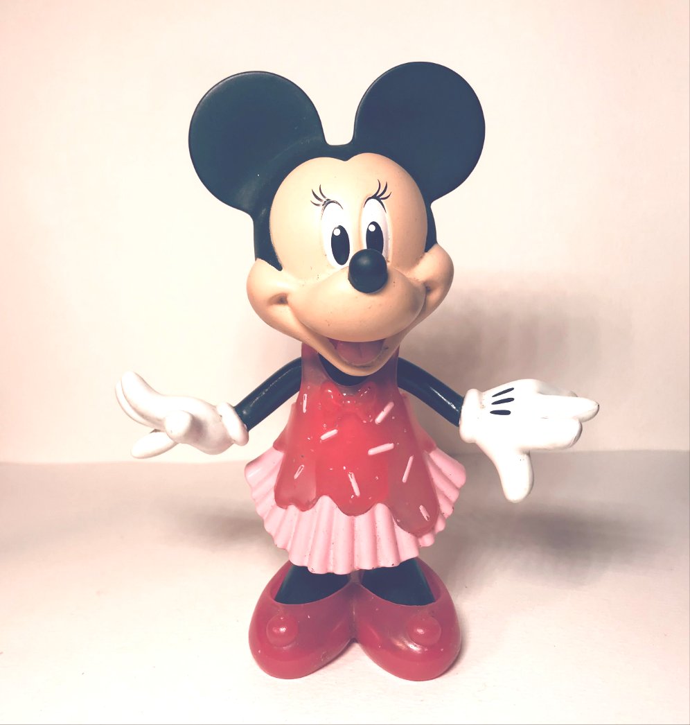 Minnie Mouse Toy Mattel 2011 Push Dress