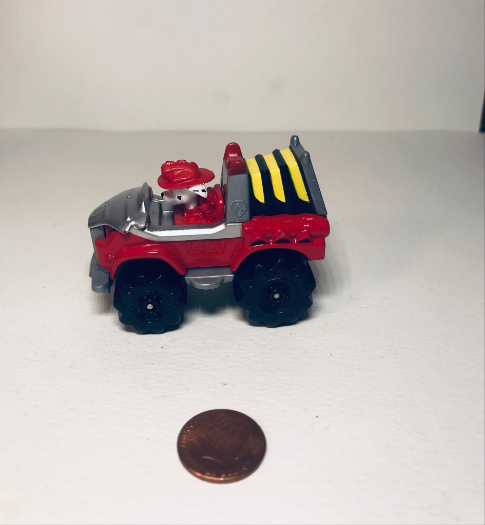 Paw Patrol Marshall T-Rex Dino Rescue Die Cast Off Road Vehicle    2.5 Inch Long