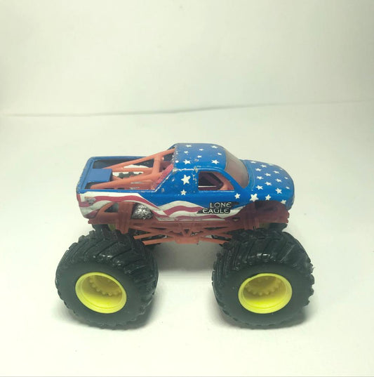 2004 Hot Wheels LONE EAGLE used Monster Jam Truck: 1/64 Scale