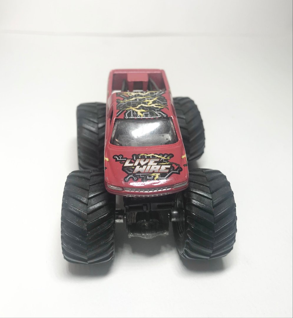 Hot Wheels LIVE WIRE MONSTER TRUCK #39 2001 Red