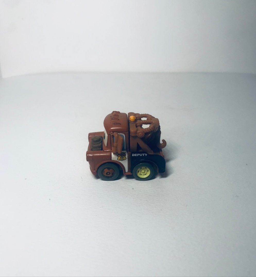 Disney Pixar Cars Tow Mater Deputy Police Cop Tow Truck