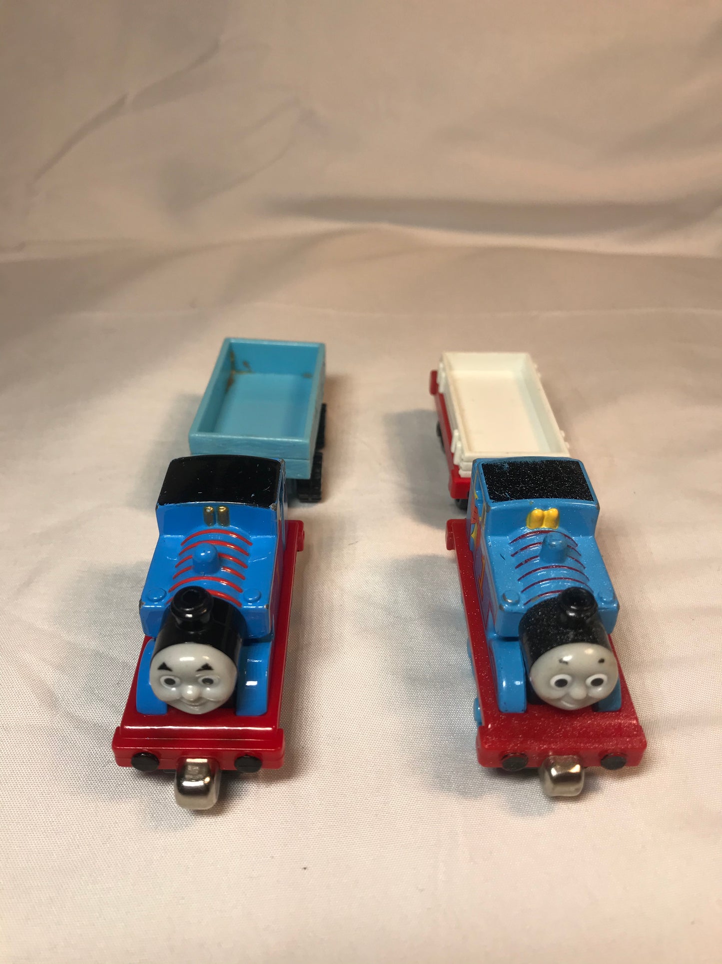 diecast 2002 gullane Thomas with wagon and 2009  thomas with car