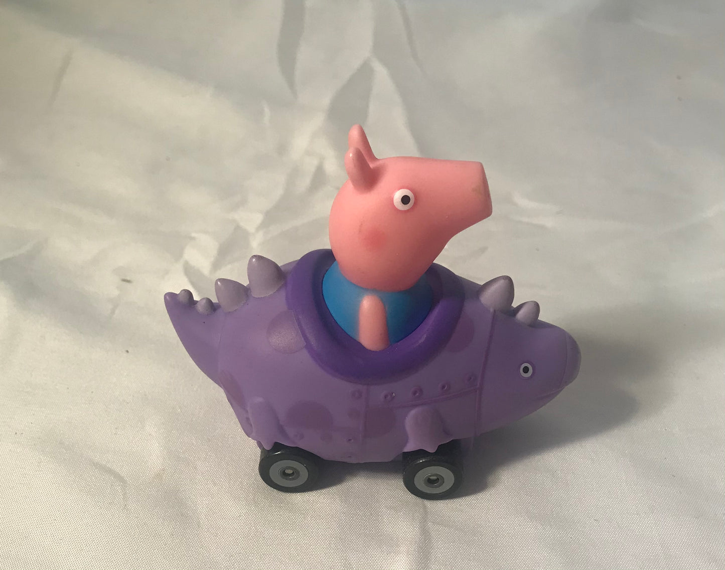 Peppa Pig Mini 4” Purple Dinosaur Buggy Car With Built In George Action Toy