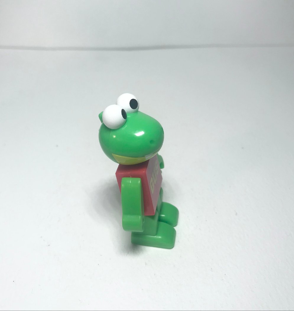 Bonkers Toys Ryan's Green Frog GUS  2.5" Action Figure Adjustable Toy