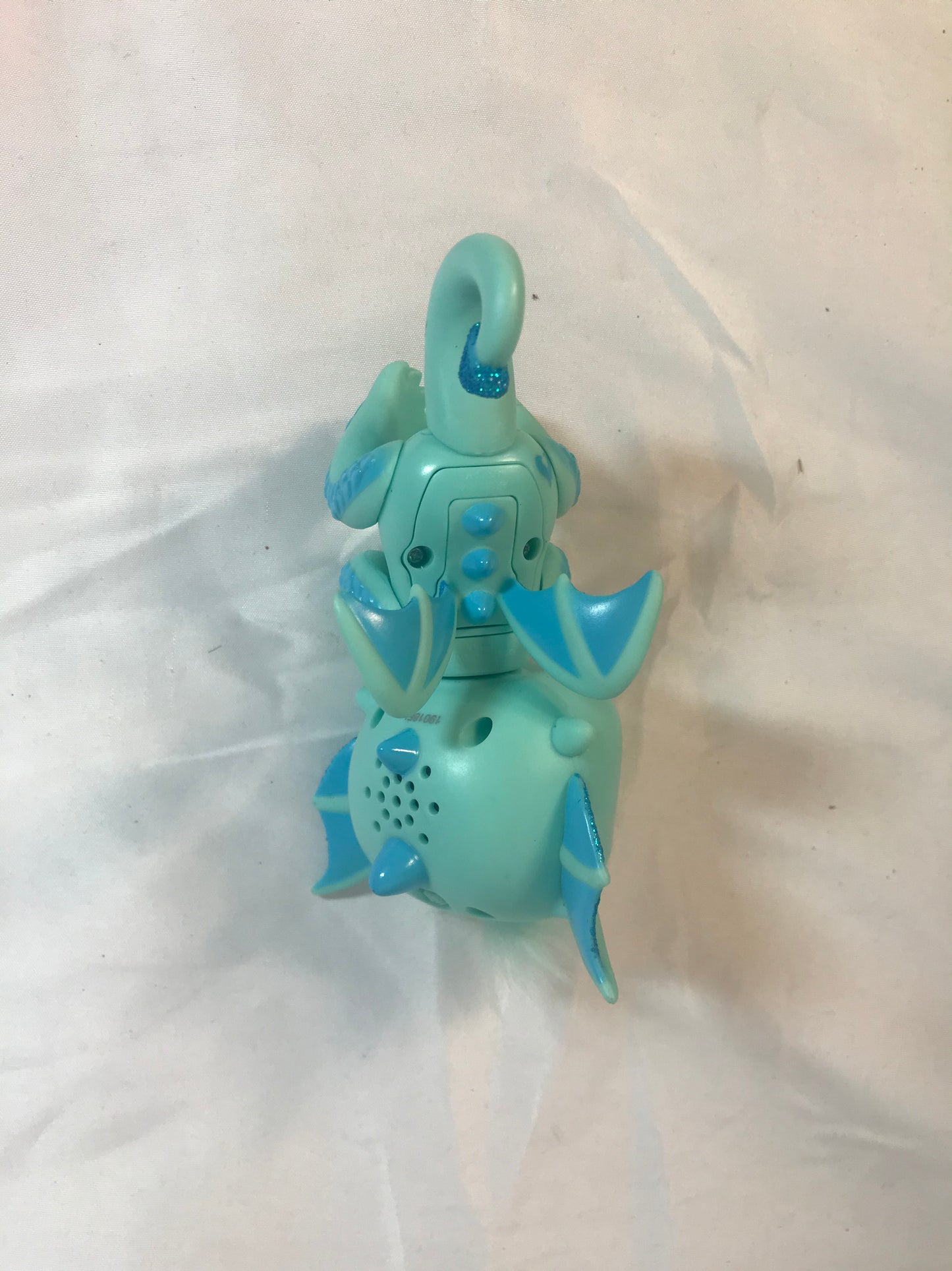 Fingerling Baby Dragon,  Aqua Colored Preowned. Tested, works